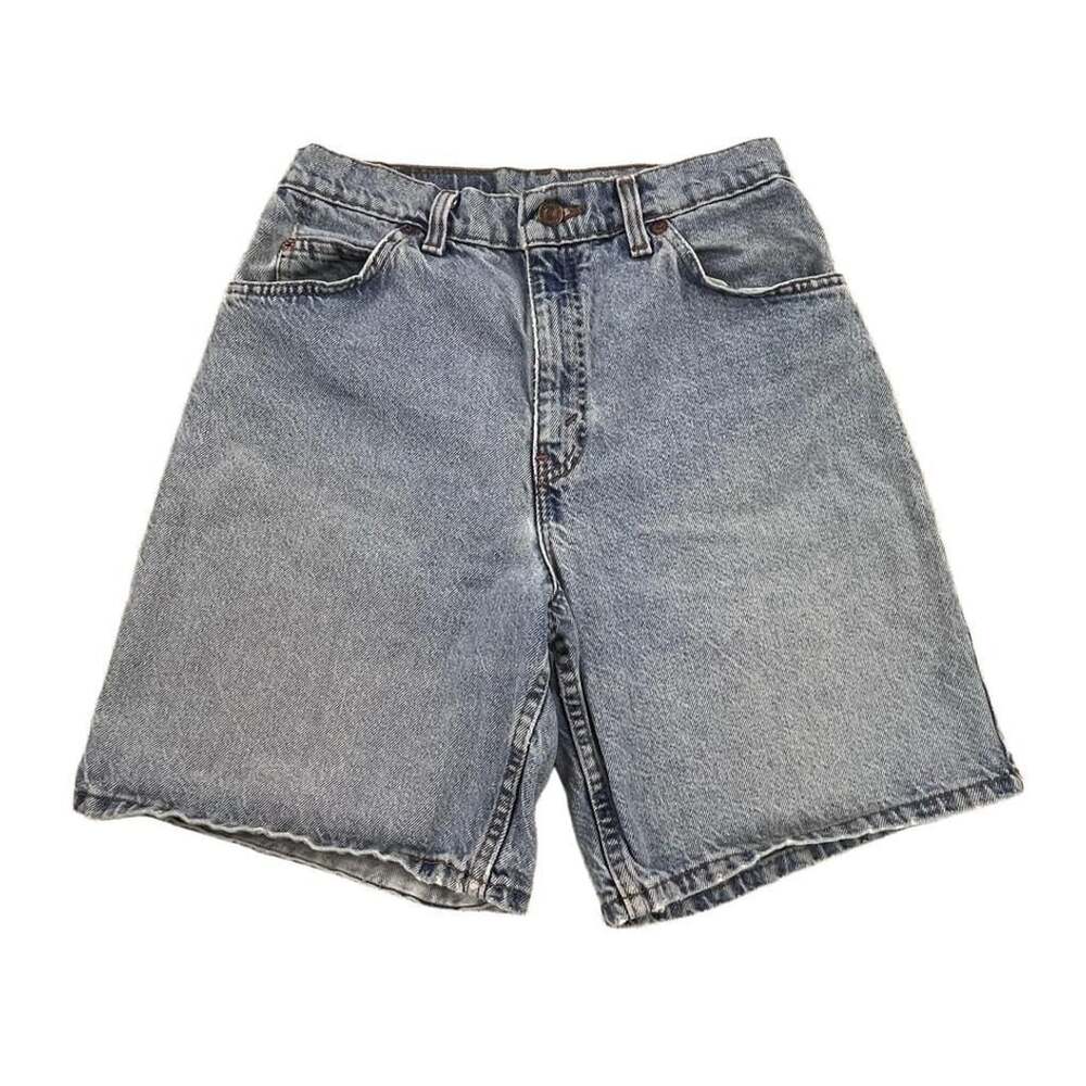 Vintage 1995 Levi's Orange Tab 951 Relaxed Fit Denim Shorts Light Wash